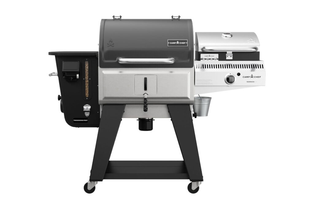 Camp Chef Woodwind Pro 24 outdoor pellet grill with digital controls, showcasing its sleek design and versatile cooking capabilities for BBQ enthusiasts. Best pellet grills