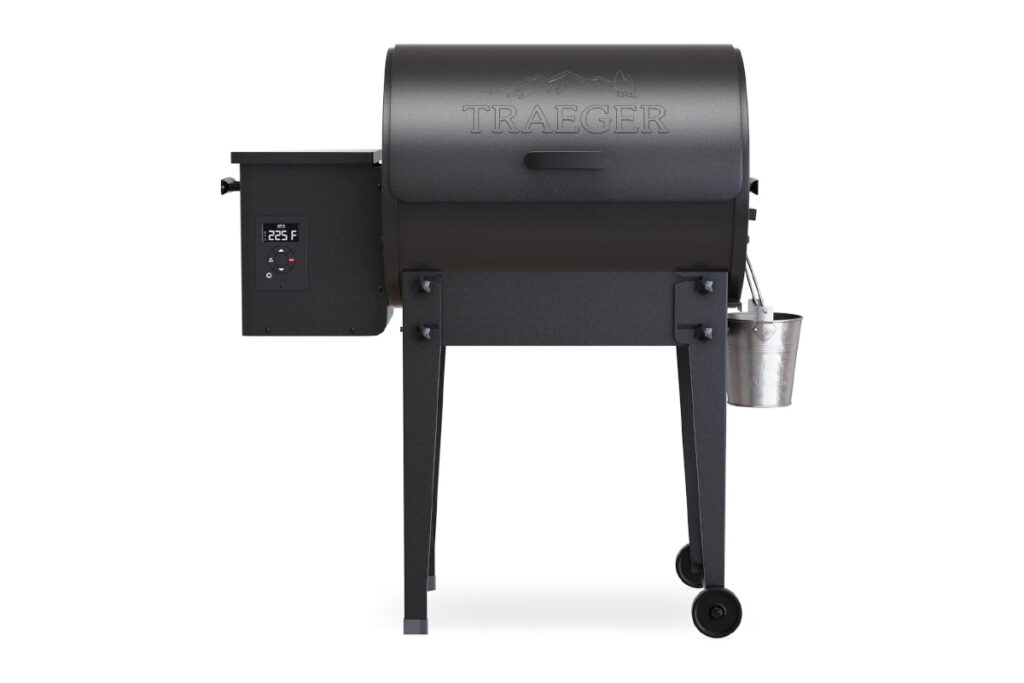 Traeger Grills TFB30KLF Tailgater 20 portable wood pellet grill perfect for outdoor cooking and tailgating adventures. Best pellet grills.