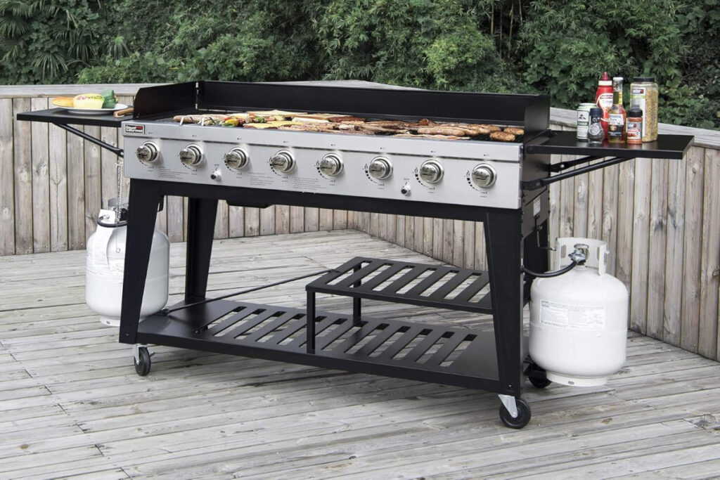 Royal Gourmet GB8000 8-Burner Gas Grill - High-capacity outdoor cooking equipment with sleek design, perfect for barbecues and family gatherings.